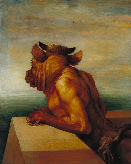 george frederic watts,o.m.,r.a. The Minotaur oil painting image